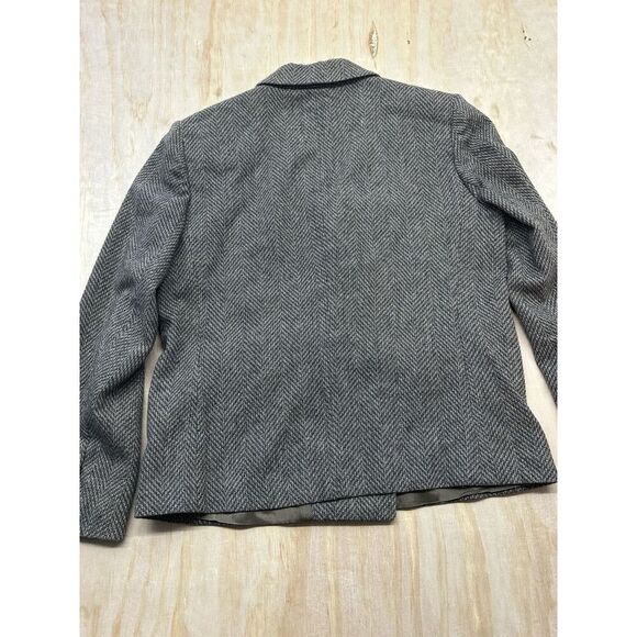 Sweet Suit Woman Jacket Blazer Petite Size 6 Vintage Shoulder Pads Vintage Brown - Picture 4 of 6